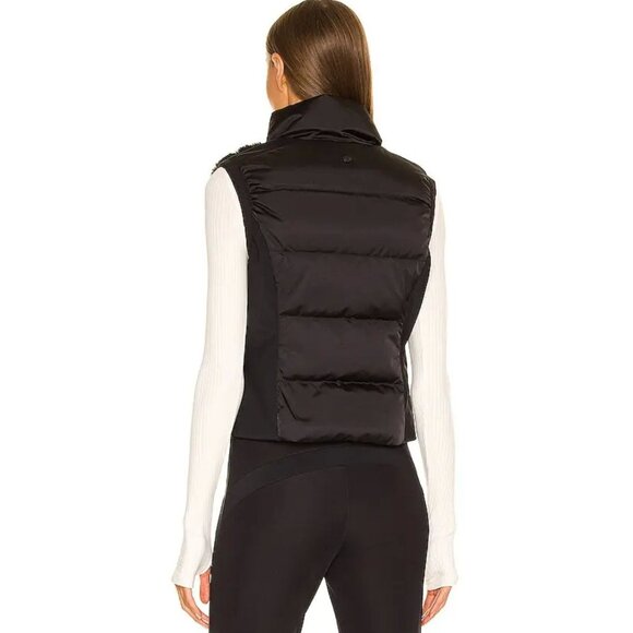 Goldbergh Chic Faux Fur Down Vest Black-sz US 8 - Picture 2 of 16